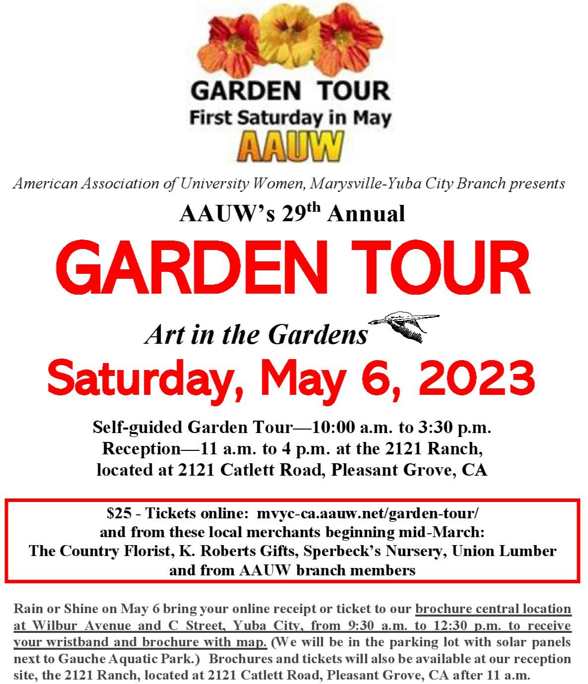 AAUW Garden Tour MarysvilleYuba City (CA) Branch